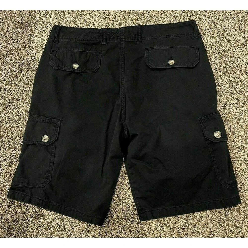 NWOT! BKC Cargo Shorts‎ Men's Size 36 Black Original Pockets Outdoors